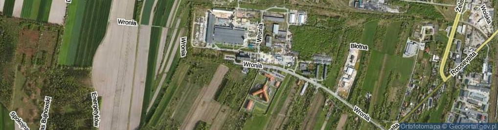 Zdjęcie satelitarne Wronia ul.